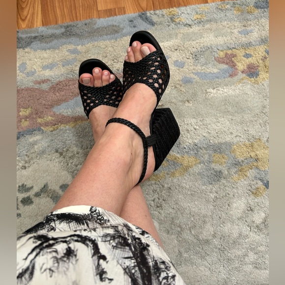 Paloma Barceló Leather Braided Espadrilles - Picture 2 of 9